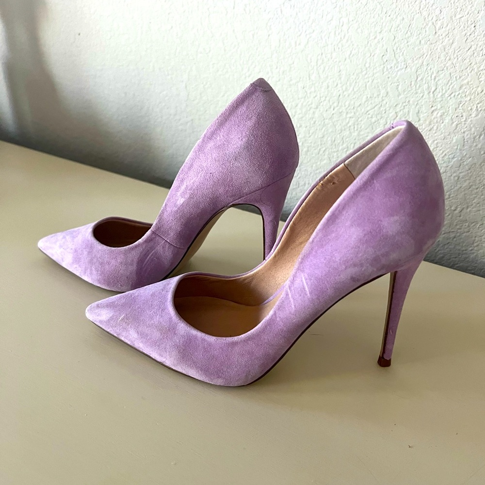 Steve Madden violet suede heels